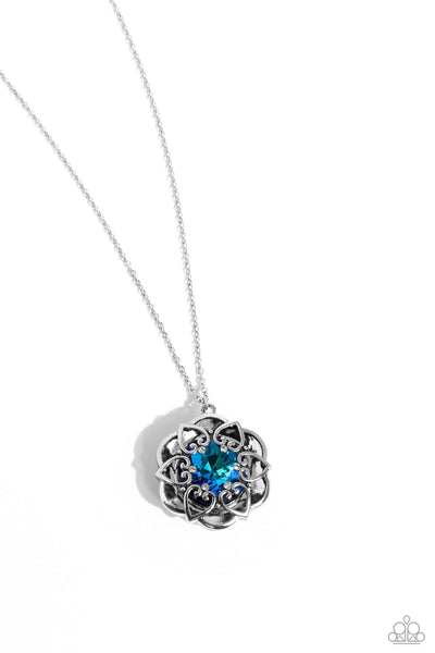 Paparazzi Flowering Fantasy - Blue Necklace