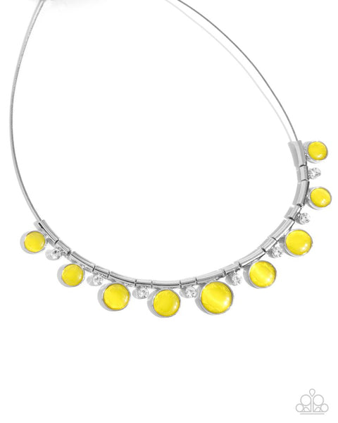 Paparazzi Meticulous Majesty Yellow Necklace