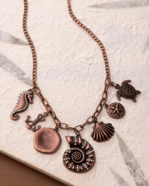 Paparazzi Coastal Composure Copper Necklace