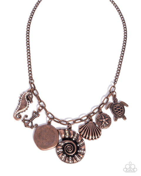 Paparazzi Coastal Composure Copper Necklace