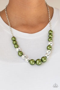 Paparazzi Take Note Green Necklace