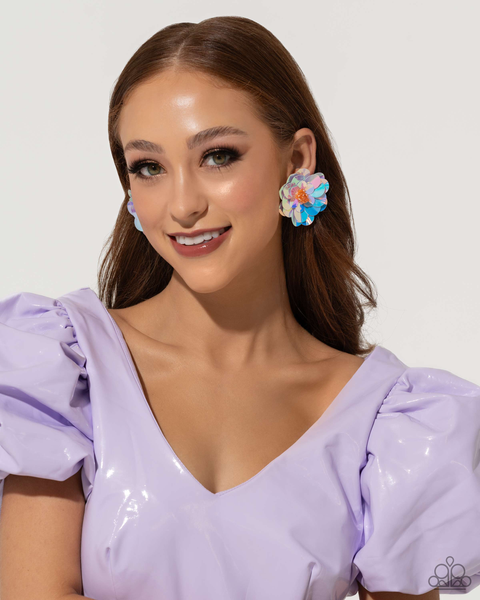 Paparazzi Floating Florals - Multi Earrings