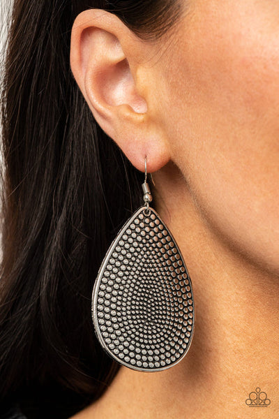 Paparazzi Artisan Adornment Silver Earrings