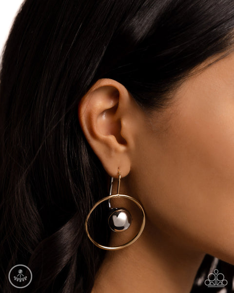 COMING SOON Paparazzi Taking A Shine To Necklace & Boldly Balanced Earrings Multi Gold Set
