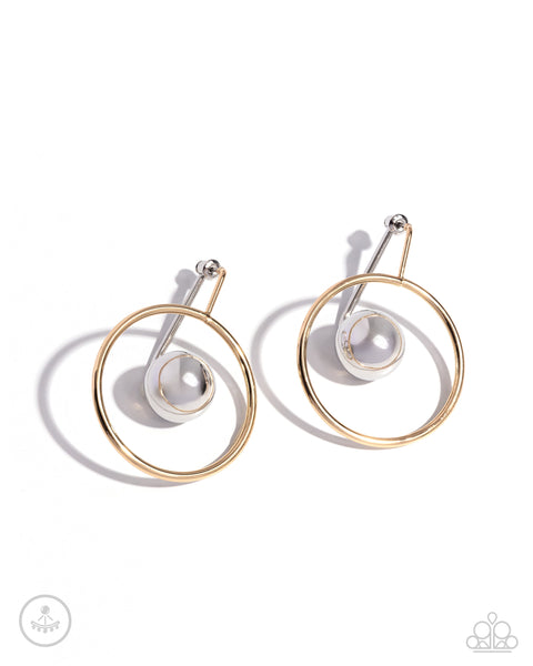 COMING SOON Paparazzi Taking A Shine To Necklace & Boldly Balanced Earrings Multi Gold Set