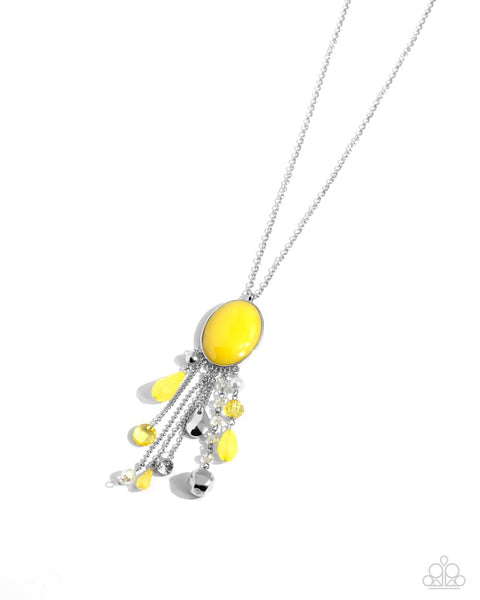 Paparazzi Whimsical Wishes - Yellow Necklace