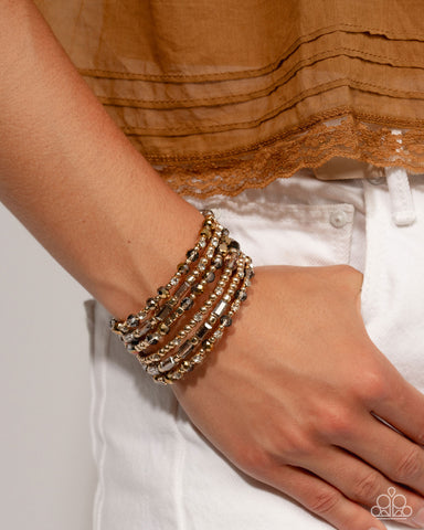 Paparazzi Timeless Tango Coil Bracelet