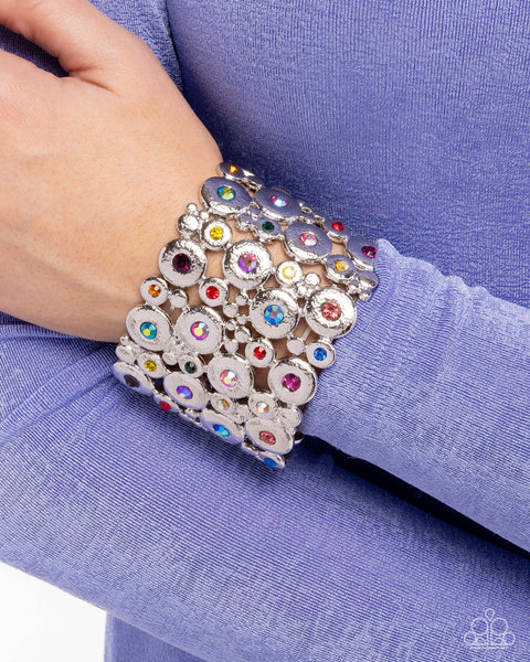 COMING SOON Paparazzi Paparazzi Millennial Medley - Multi Iridescent Bracelet