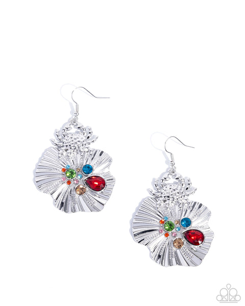 Paparazzi Crab Confidence Ring and Capricious Crab Earring Set Red