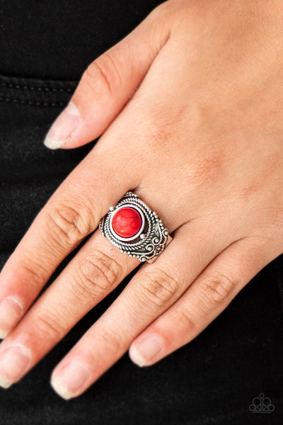 Paparazzi Stand Your Ground Red Ring