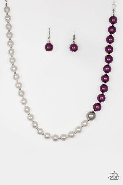 Paparazzi 5th Avenue A-Lister Pearl Necklace Purple