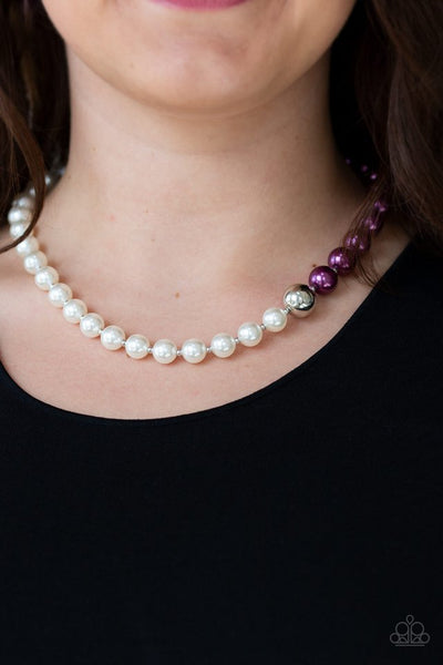 Paparazzi 5th Avenue A-Lister Pearl Necklace Purple