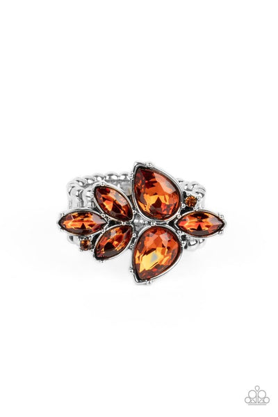 Paparazzi Enviable Elegance Necklace & Ice Cold Couture Ring Set