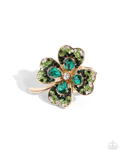 Paparazzi Leaf Fantasy Green Ring