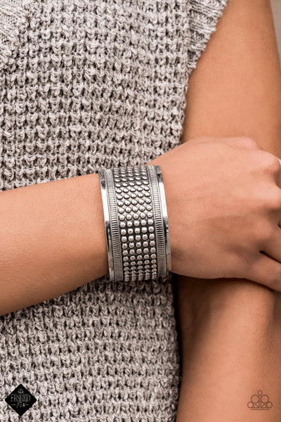 Paparazzi Bronco Bust - Silver Cuff Bracelet