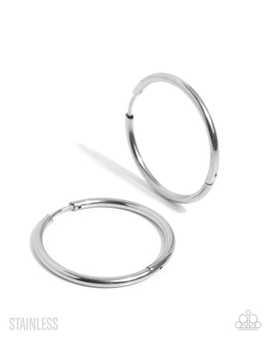 Paparazzi Surmounting Sheen Hoop Earrings