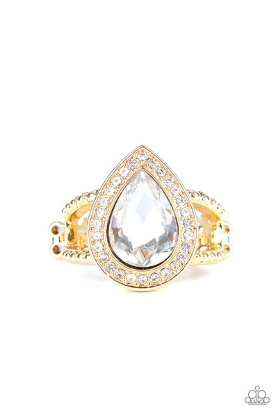 Paparazzi Hollywood Heirloom Ring Gold