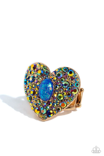 Paparazzi Bejeweled Beau - Multi Blue Ring