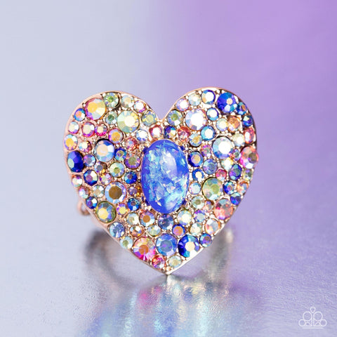 Paparazzi Bejeweled Beau - Multi Blue Ring