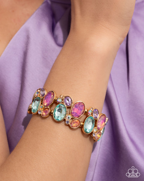 Paparazzi Oval Overture Bracelet Multi