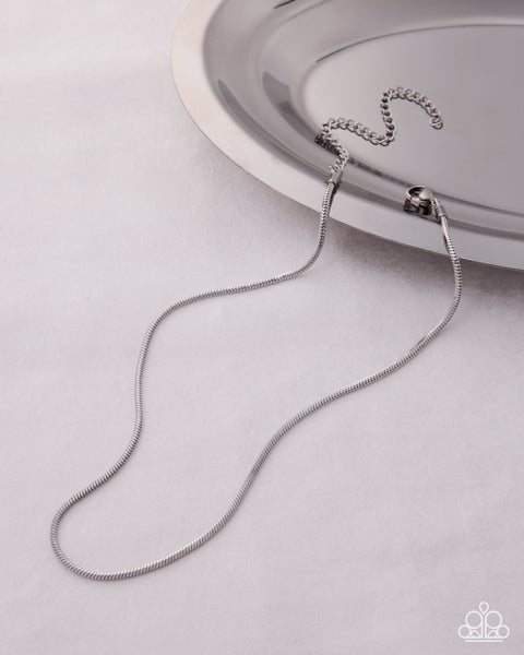 Paparazzi Coiled Celebration Choker Necklace Silver