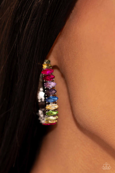 Paparazzi Rainbow Range - Multi Hoop Earrings