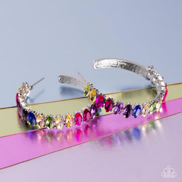 Paparazzi Rainbow Range - Multi Hoop Earrings