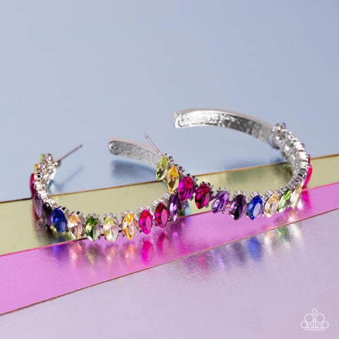 Paparazzi Rainbow Range - Multi Hoop Earrings