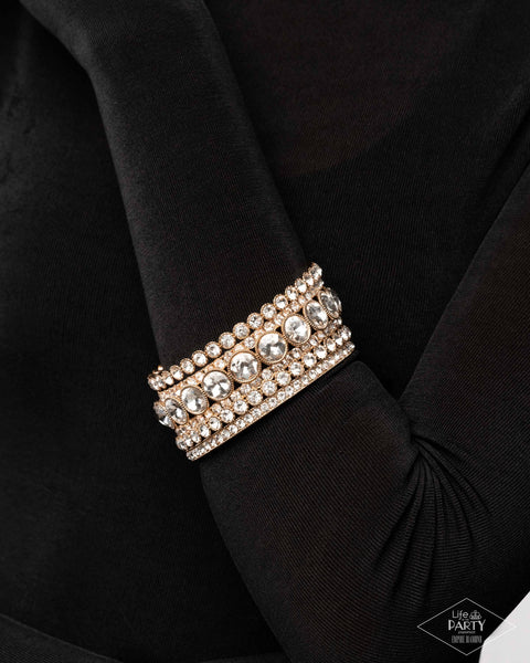 Paparazzi Future Fashionista Zi Bracelet Gold