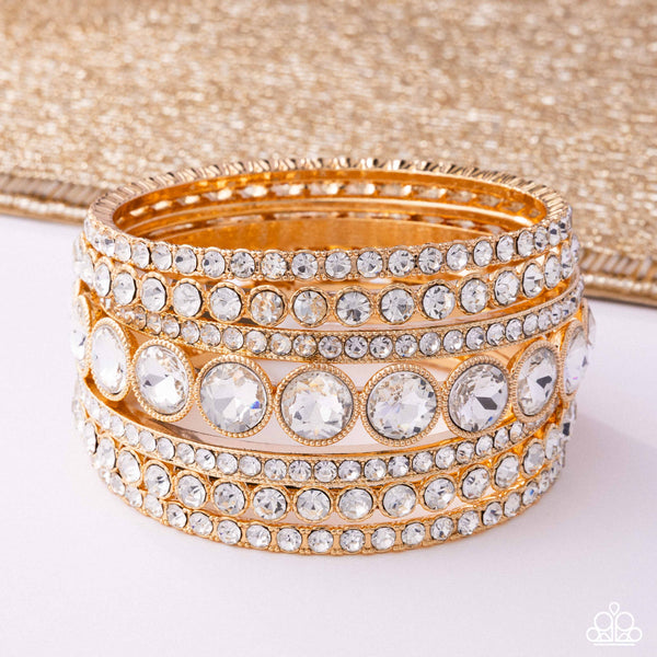 Paparazzi Future Fashionista Zi Bracelet Gold