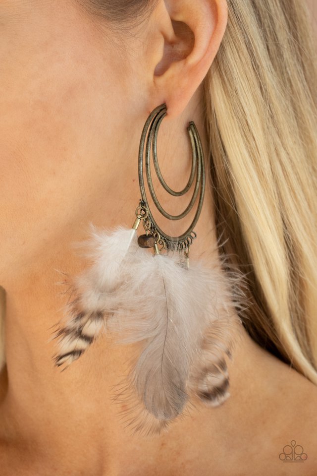 Paparazzi Freely Free Bird Earrings