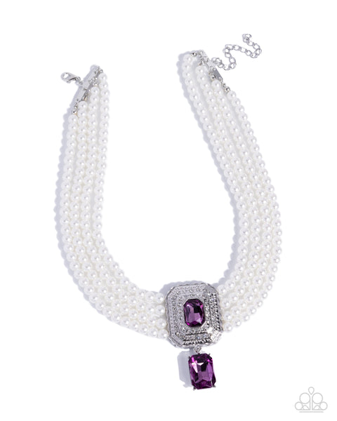 Paparazzi Palatial Poise Pearl Necklace