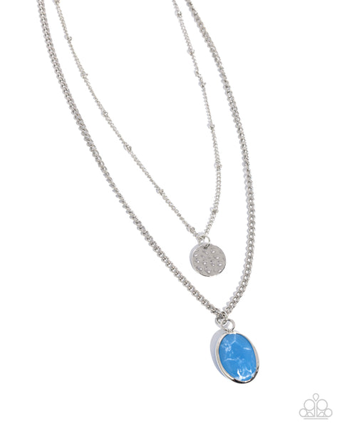 Paparazzi Dedicated Diva Blue Necklace