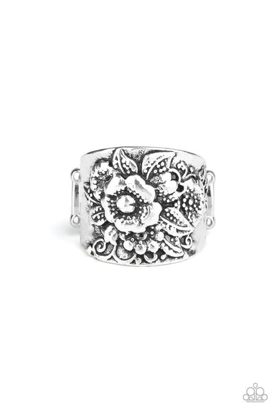 Paparazzi Tropical Bloom Silver Ring