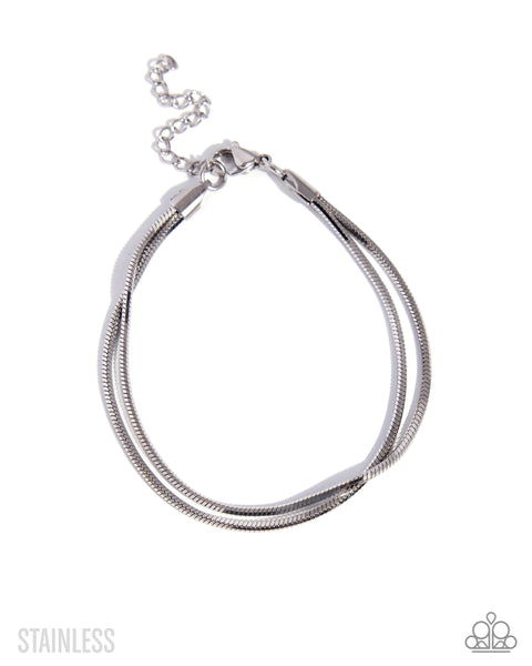 Paparazzi Sassy Sensei Bracelet Silver