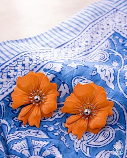 COMING SOON Paparazzi Flourishing Fantasy Earrings Orange