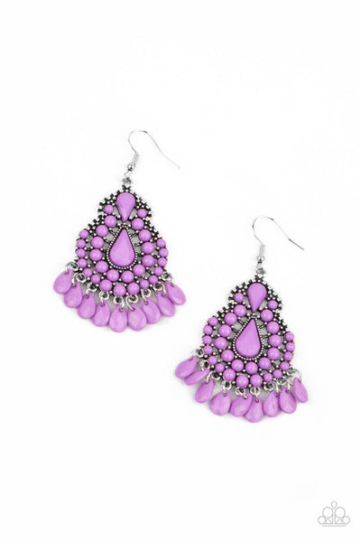 Paparazzi Persian Posh Purple Earrings