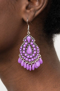 Paparazzi Persian Posh Purple Earrings