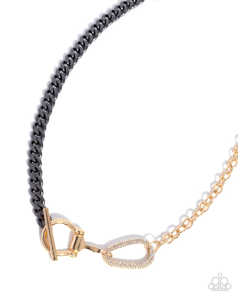 COMING SOON Paparazzi Shifting Sass Necklace Black