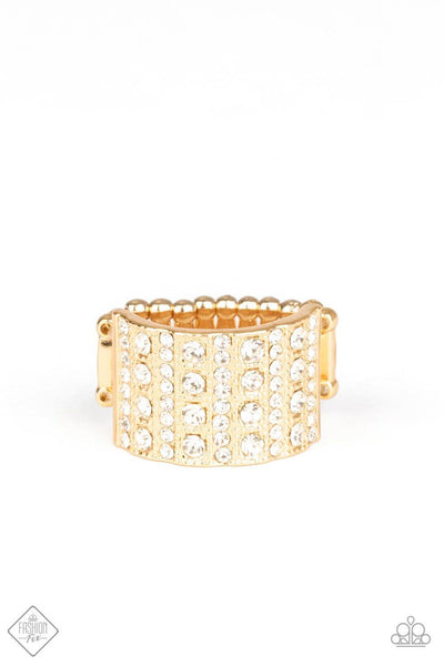 Paparazzi Diamond Drama Gold Ring