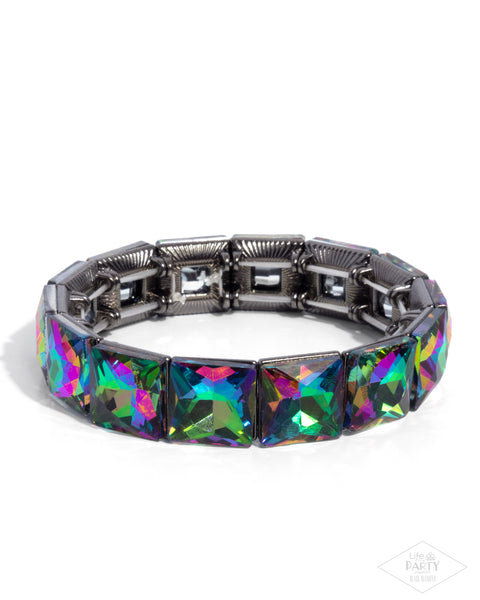 COMING SOON Paparazzi Upscale Funk - Multi Oil Spill Bracelet