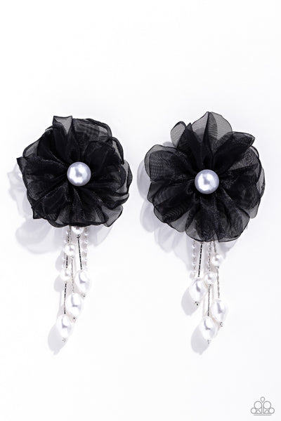 Paparazzi Dripping In Decadence - Black Pearl Earrings