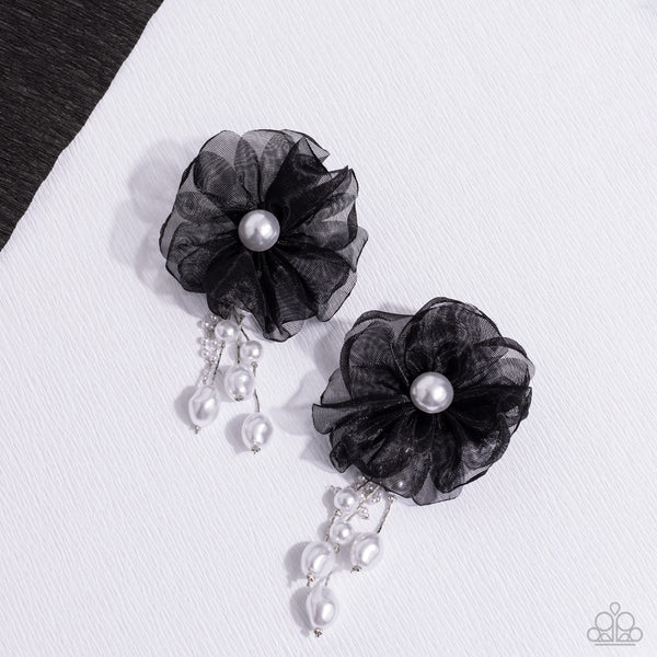 Paparazzi Dripping In Decadence - Black Pearl Earrings