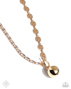 Paparazzi Tailored Token - Gold Necklace