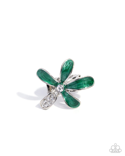 Paparazzi Floral Fix Ring Green