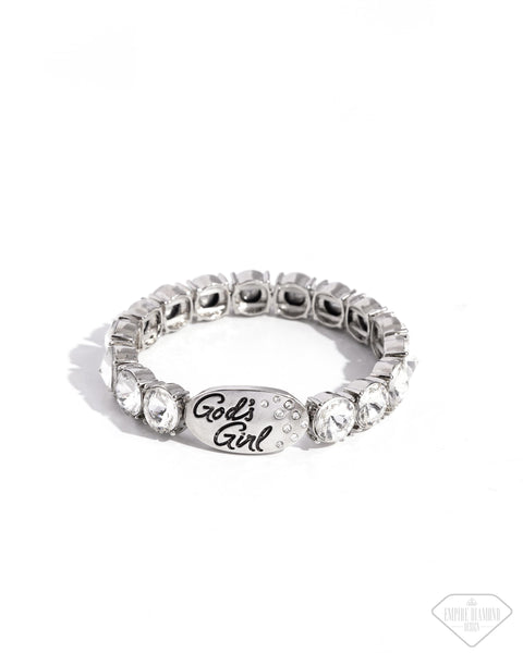 Paparazzi Gods Grace - White Bracelet