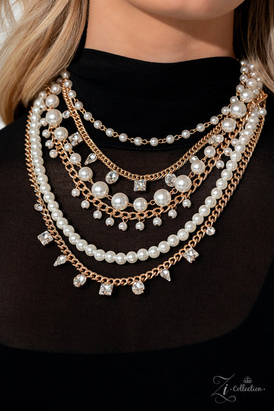 Paparazzi Aristocratic - Gold 2023 Zi Collection Necklace