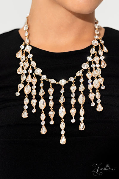 Paparazzi Alluring - Gold 2023 Zi Collection Necklace