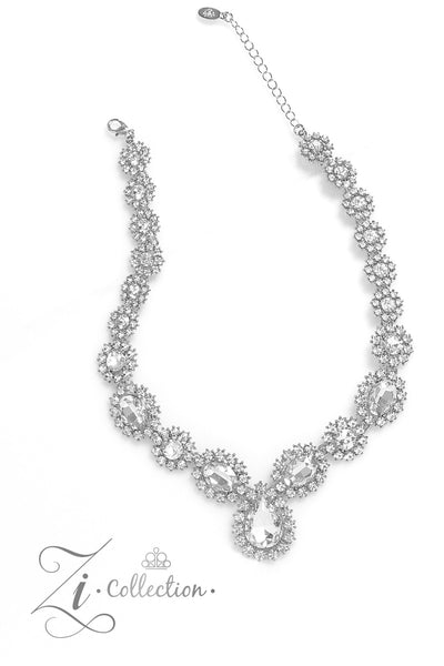 Paparazzi Everlasting - White 2023 Zi Collection Necklace