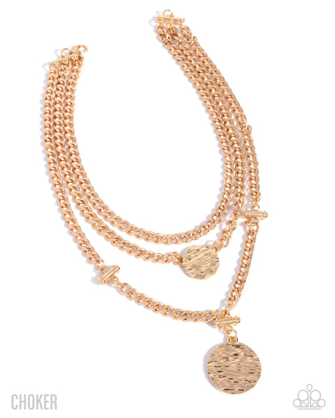 Paparazzi Generously Grungy Choker Necklace